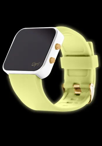 UP! Watch LED Gold Neon Yellow Kol Saati