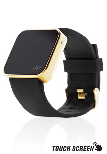 UP! Watch Touch Diamond Shiny Rose Gold & Black Kol Saati