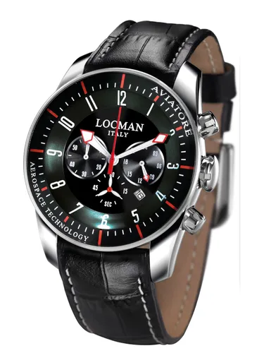 Locman 0450BKBKFWRKPSK Aviatore Kol Saati