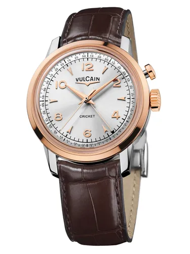 Vulcain 100653.290L/BN 50s Presidents Watch Heritage Gold &amp; Steel Kol Saati