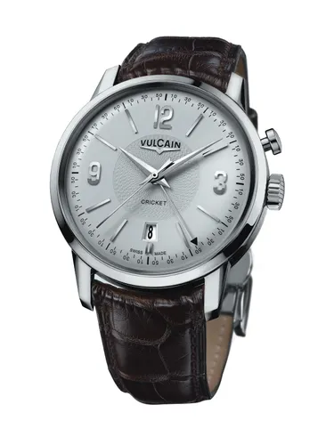 Vulcain 110151.281L/BN 50s Presidents Watch Steel Kol Saati