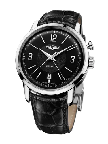 Vulcain 110151.283L/BK 50s Presidents Watch Steel Kol Saati