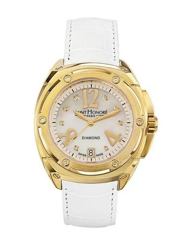 Saint Honore 766070 6Y8DR Haussman Lady Dial Diamond Kol Saati