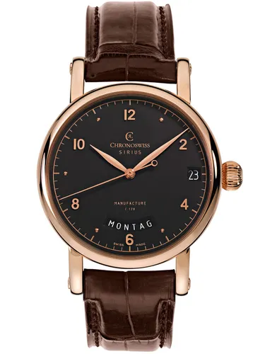 Chronoswiss CH-1921R-BK Sirius Sirius Day Date Kol Saati