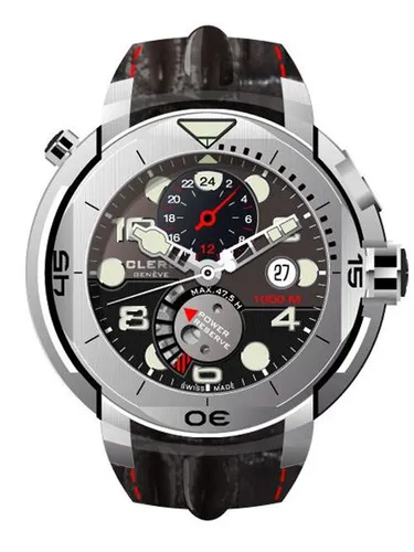 Clerc HY-GMT-152 Hydroscaph Tı Dual Time Kol Saati