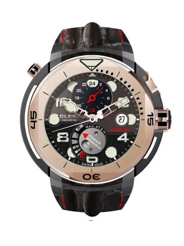 Clerc HY-GMT-352b Hydroscaph Tı Dual Time Kol Saati