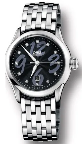 Oris 561.7604.40.94L Culture Artelier Date, Diamonds Taşlı Kol Saati