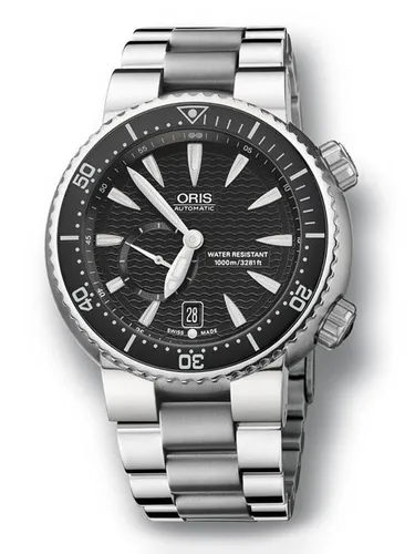 Oris 643.7637.74.54M Diving Divers Titan 'c' Small Second, Date Kol Saati