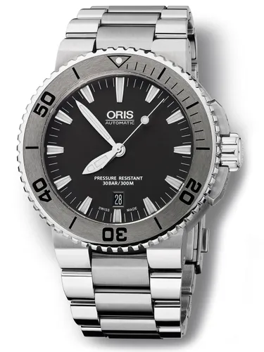 Oris 743.7664.72.53M Diving Aquis Titan Small Second, Date Kol Saati