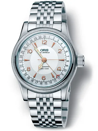 Oris 754.7543.40.61M Aviation Big Crown Original Pointer Date Kol Saati