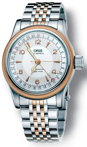 Oris 754.7543.43.61M Aviation Big Crown Original Pointer Date Kol Saati