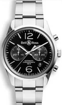 Bell&ross Vıntage Brg.126.bl.st.sst  Kol Saati