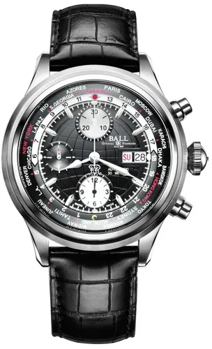 Ball CM2052D-LFJ-SL Trainmaster Worldtime Kol Saati