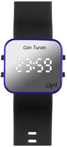 Up! Watch Mavi Siyah Unisex Yeni Yıl Saati