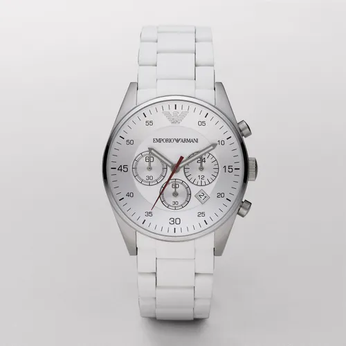 Emporio Armani AR5859 Beyaz Erkek Kol Saati