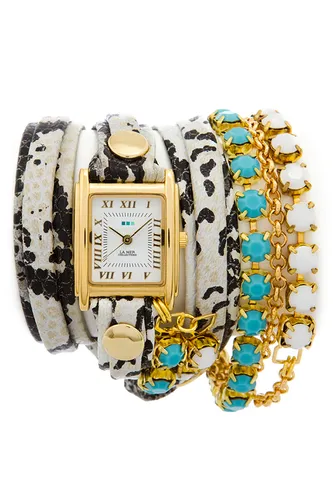 La Mer Collection Black White Snake Layerwarp Saat