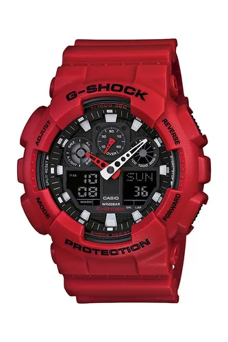 Casio GA-100B-4ADR Kırmızı Erkek Kol Saati
