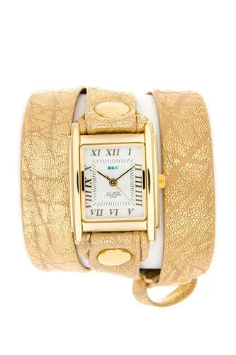 La Mer Collection Gold Sparkle Wrap Saat